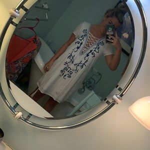 White Lulu’s Shift dress
